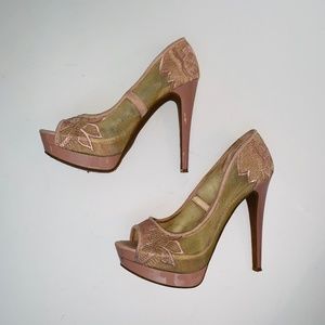 Jessica Simpson Saidey Platform Peeptoe